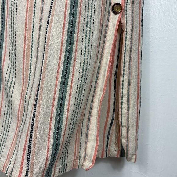 Altar'd State Dresden Cotton Striped Sleeveless Midi Dress Size S - Picture 4 of 12